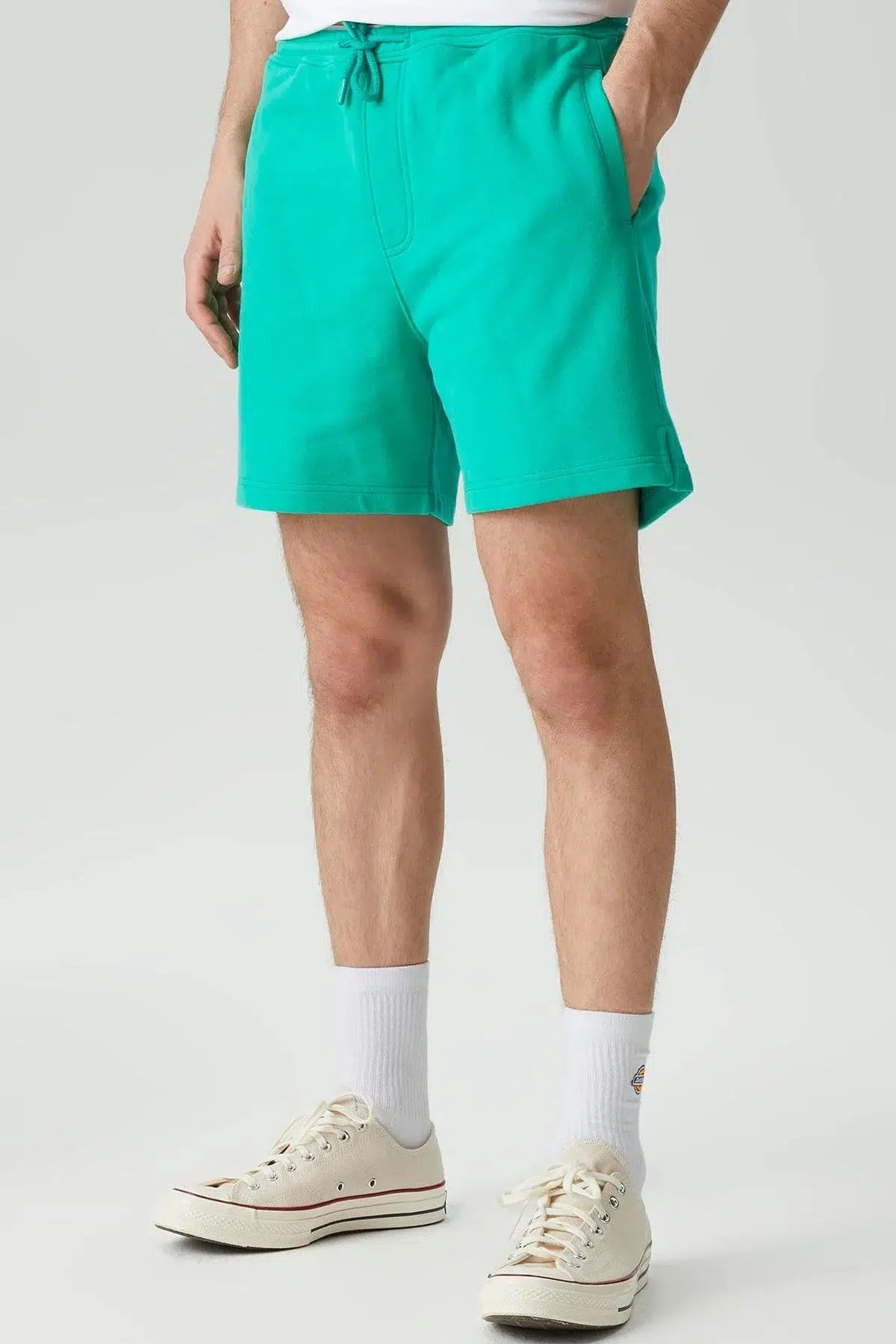Soon To Be Announced Logo Classic Men's Short Erkek Pamuk Şort Yeşil