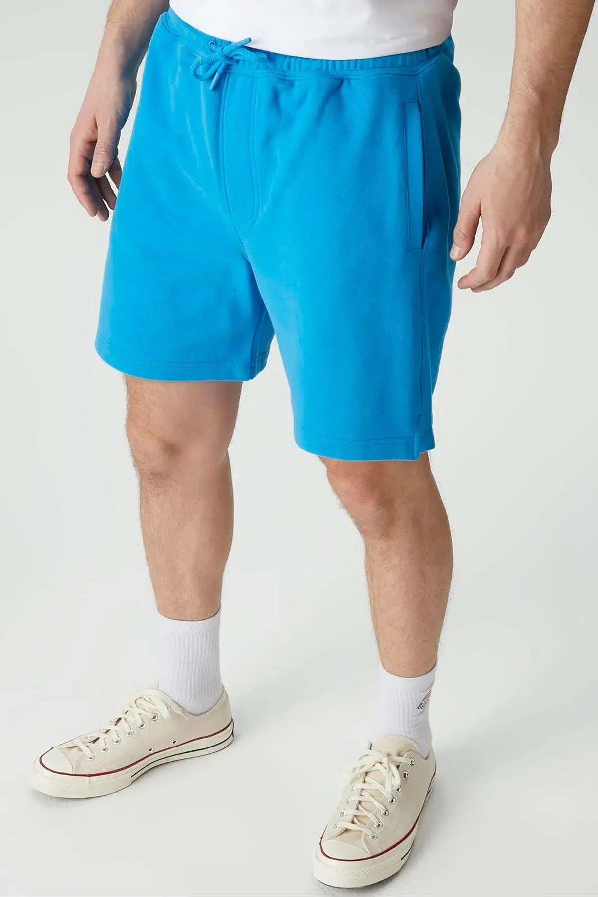 Soon To Be Announced Logo Classic Men's Short Erkek Pamuk Şort Mavi