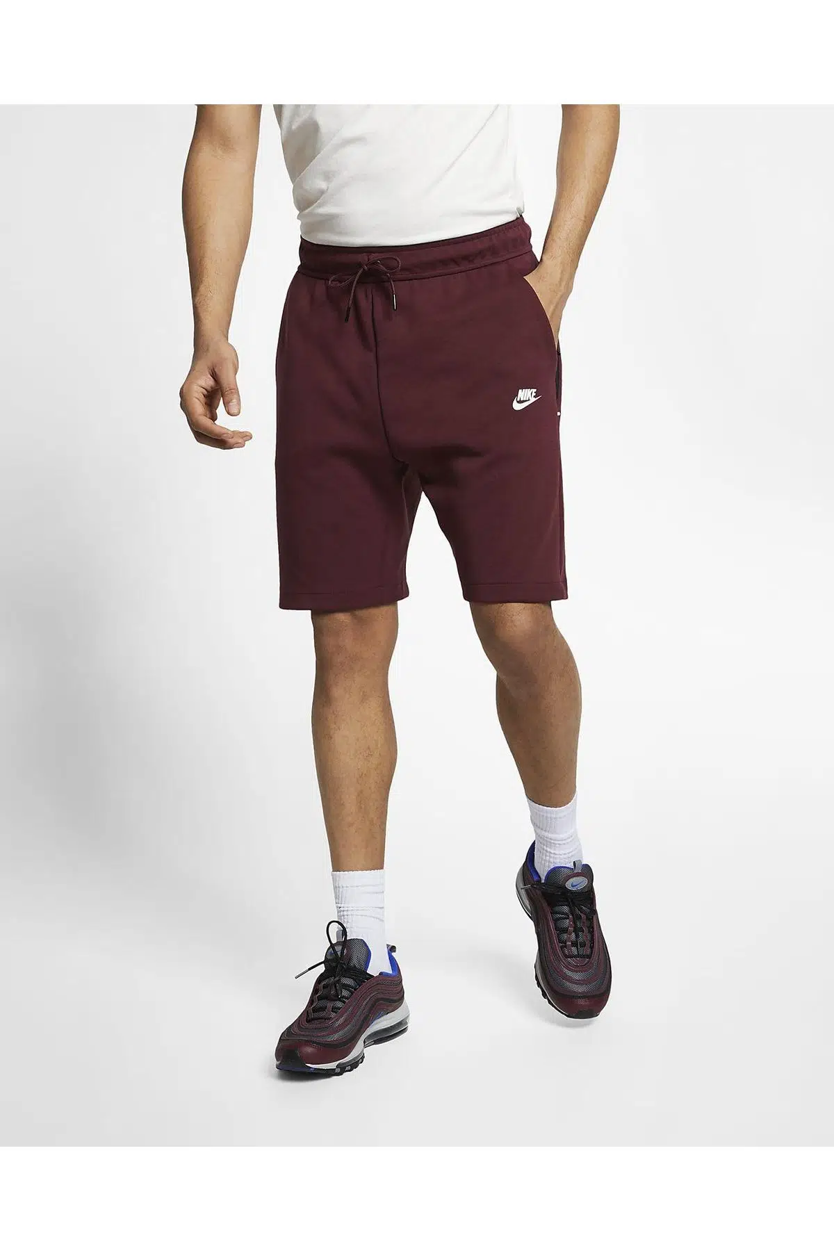 Nike Tech Fleece Fleece Bordo Şort 928513-681
