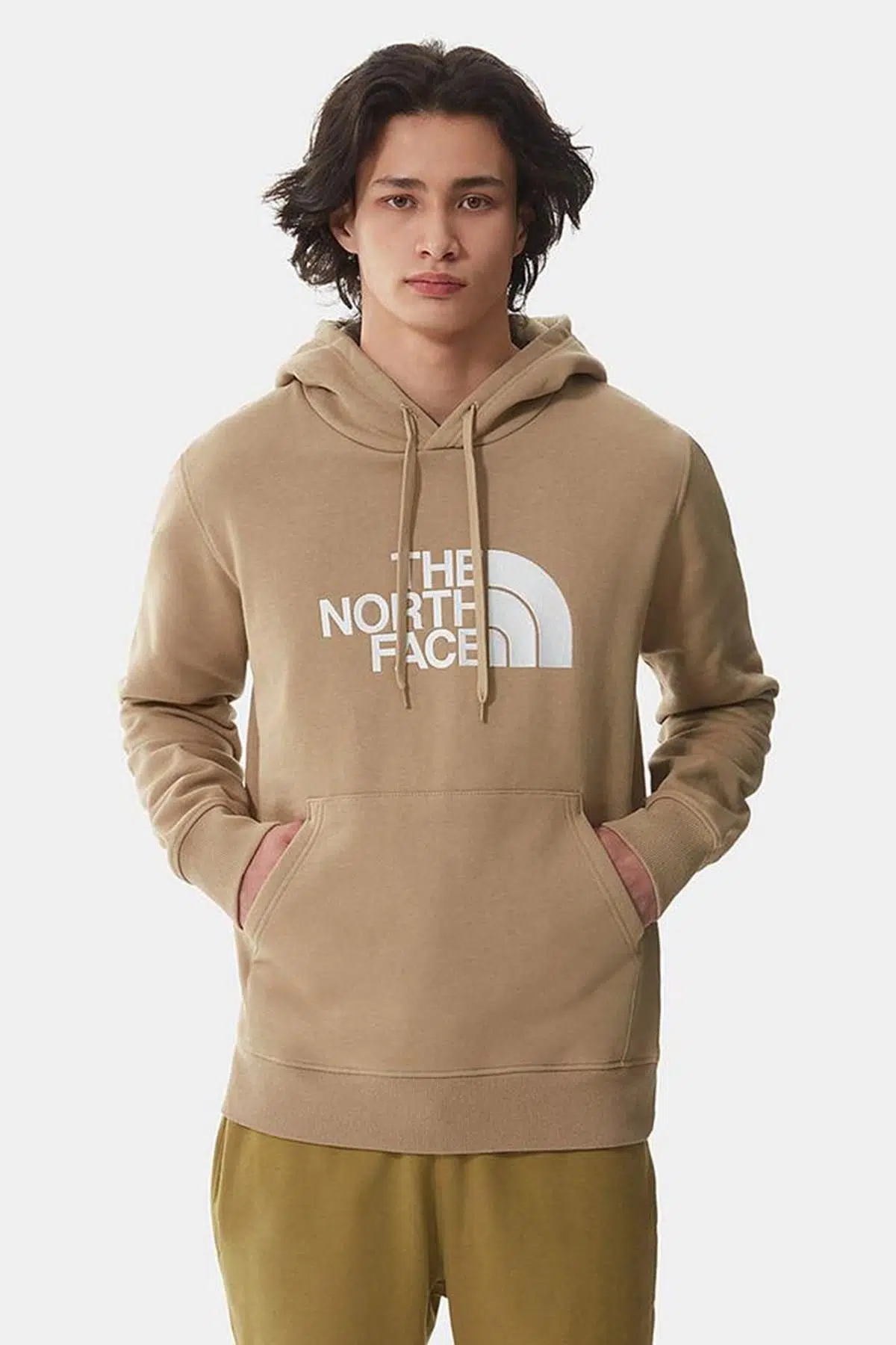 The North Face Men's Peak Pullover Hoodie Kelp Tan Erkek Kapüşonlu Sweatshirt Bej