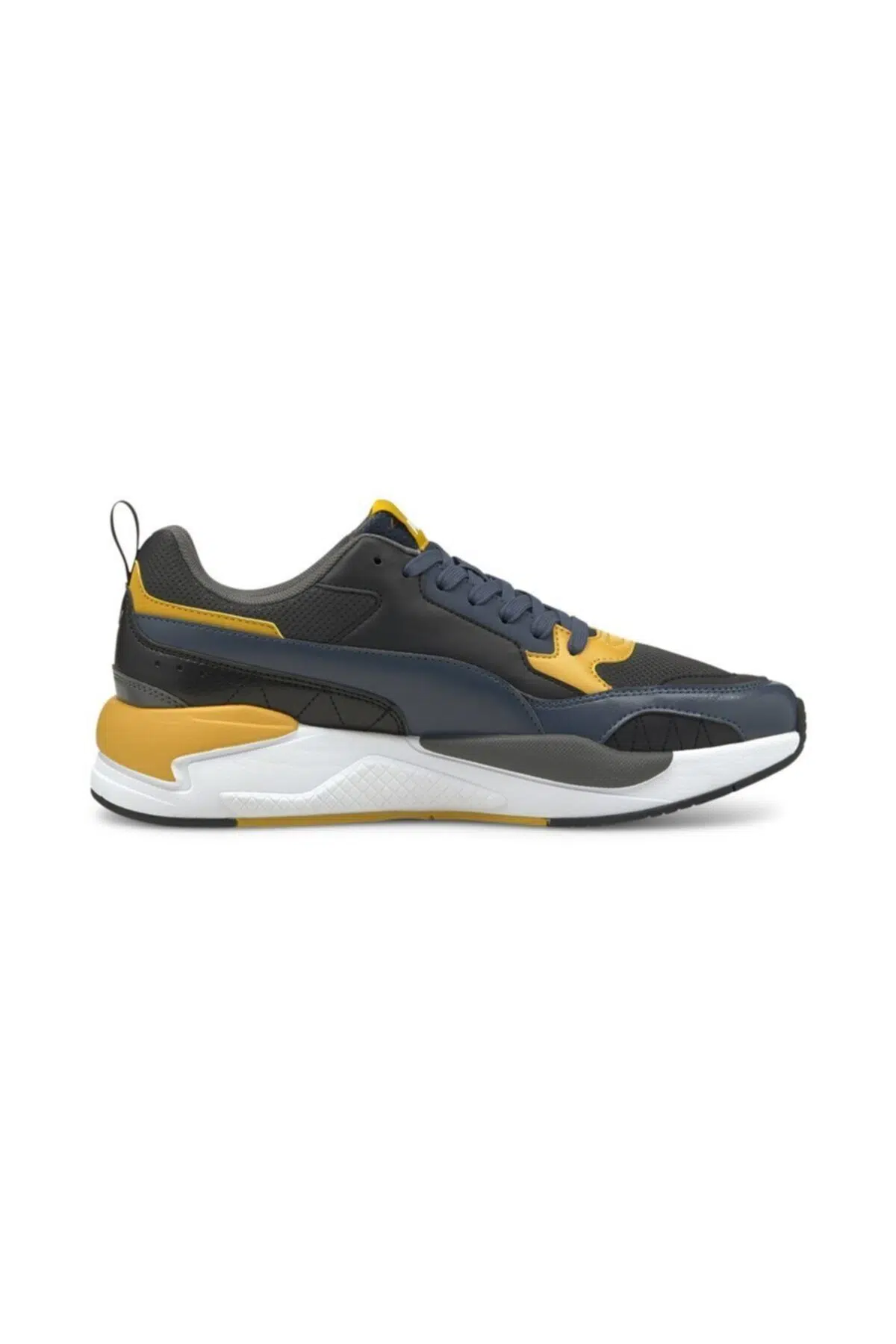 Puma X-Ray 2 Square Formstrip Siyah Gri Sarı Lcv Erkek Sneaker